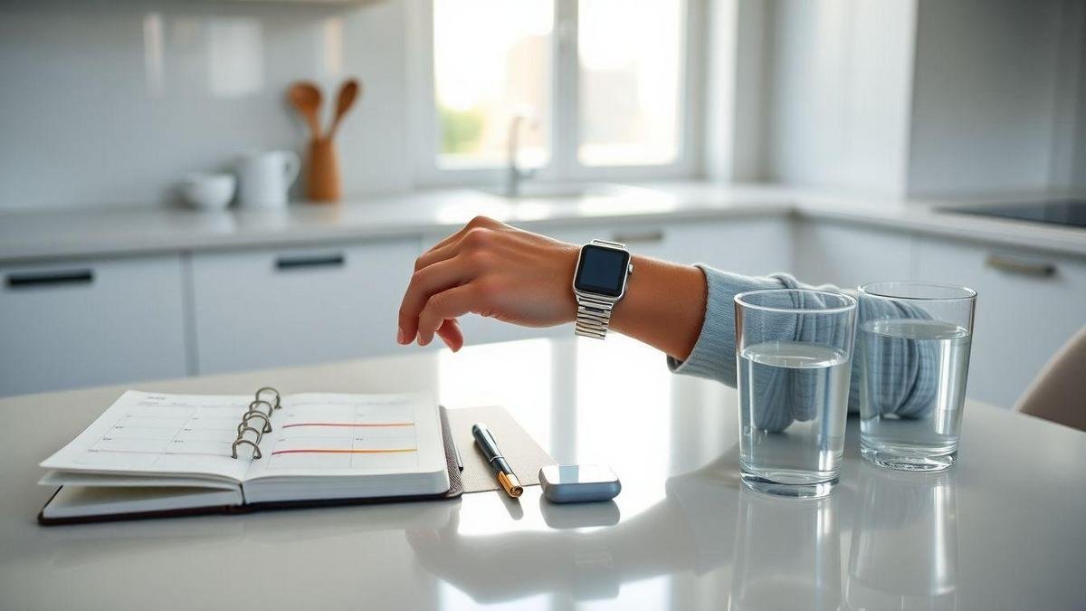 Ajustes práticos de horários e monitoramento durante jejum