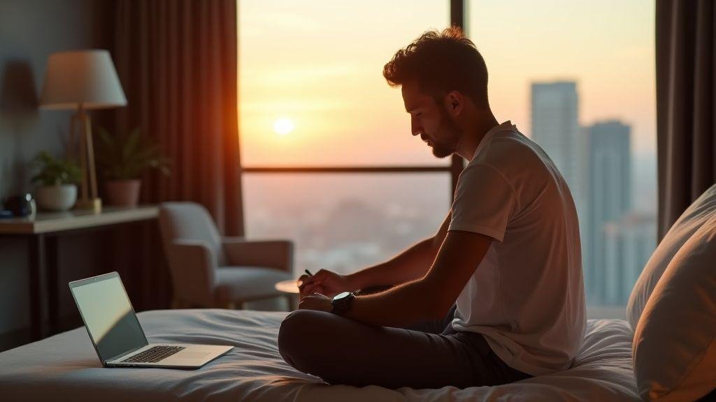 Rotina na hospedagem e alternância prática: planejar jejum intermitente em viagem e manter rotina